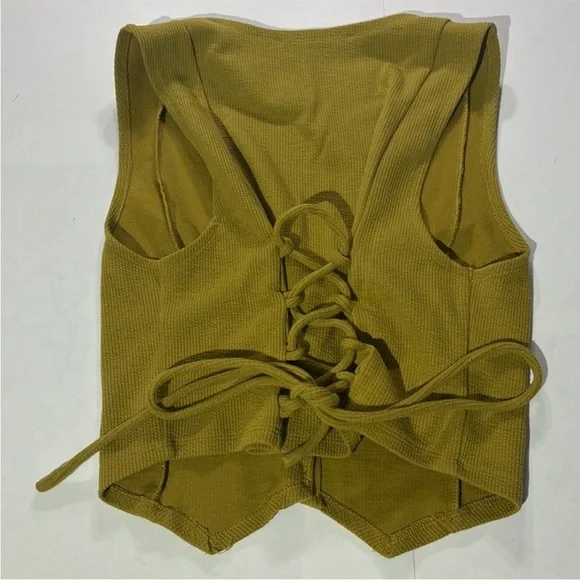 Free People • Green Vest - Picture 5 of 5